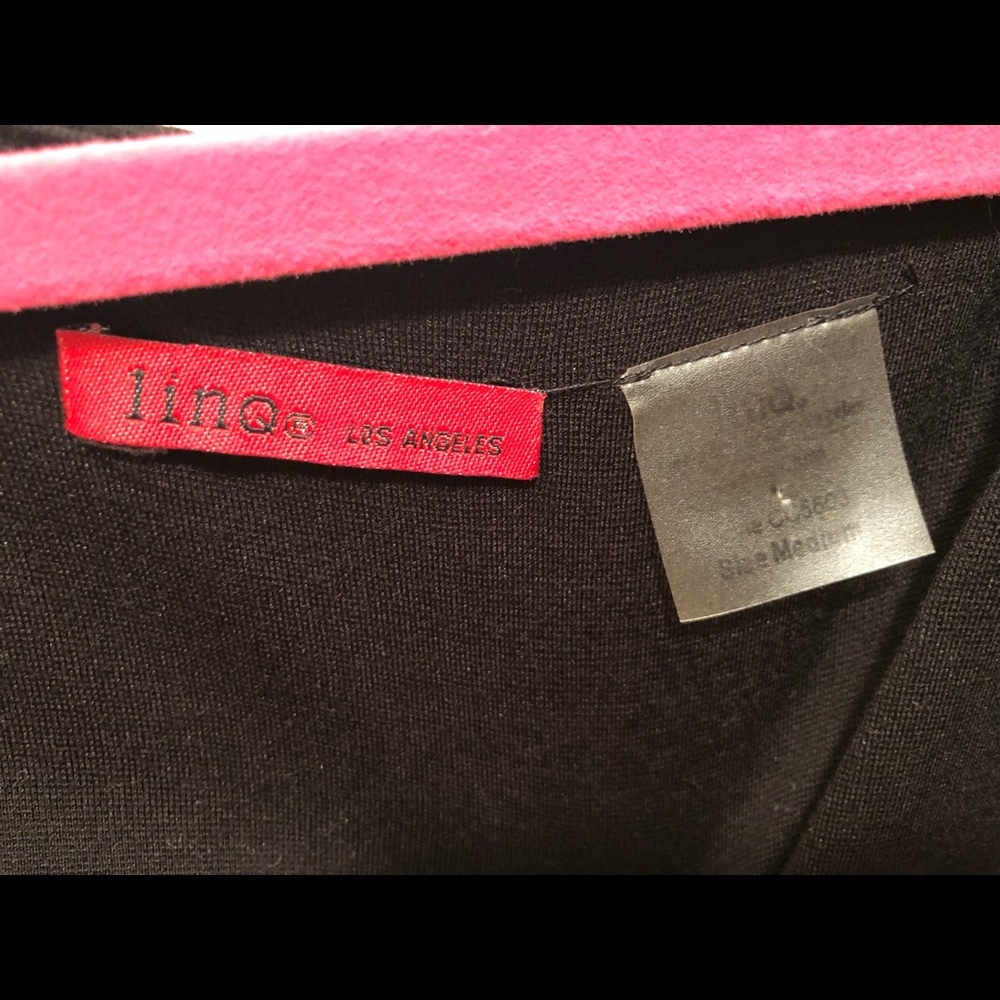 Black mini dress with lace cut outs